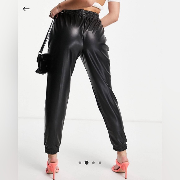Threadbare Ladies Eyal PU Jogger; US 4 ; color black. Brand new - Picture 4 of 4